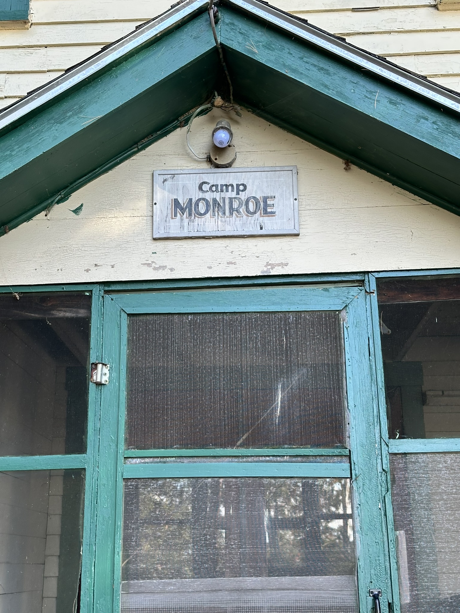 Camp Monroe sign