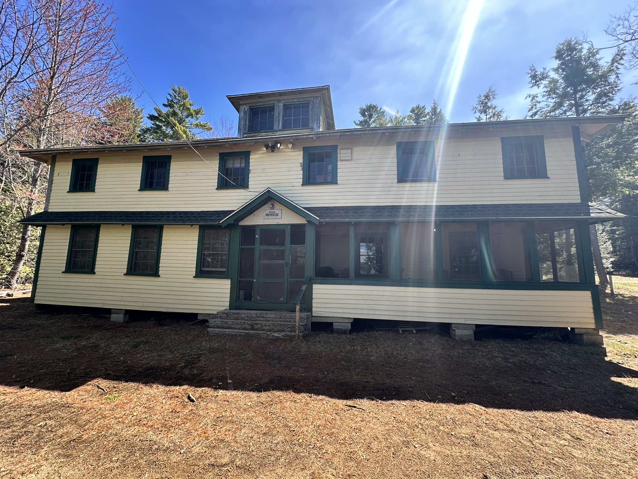 The lodge — the main house
