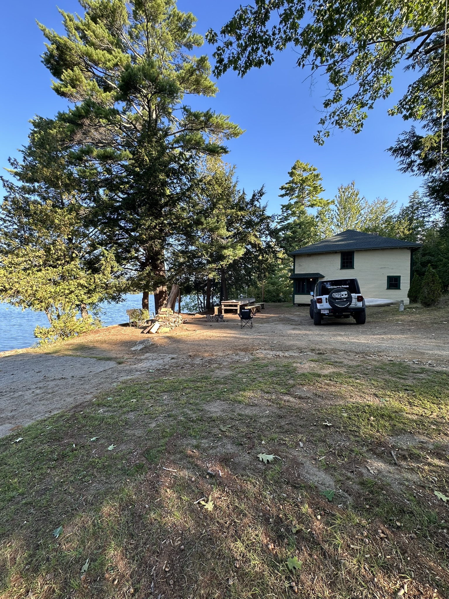 The shore in summer